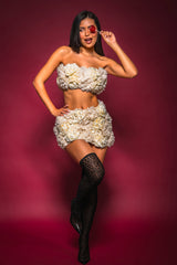 FLOWER POWER MINI SKIRT