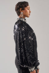 DAZZLING HOLIDAY SEQUIN TOP