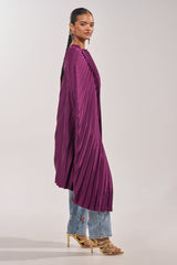 FARAH DRAPED PLEATED CAPE TOP