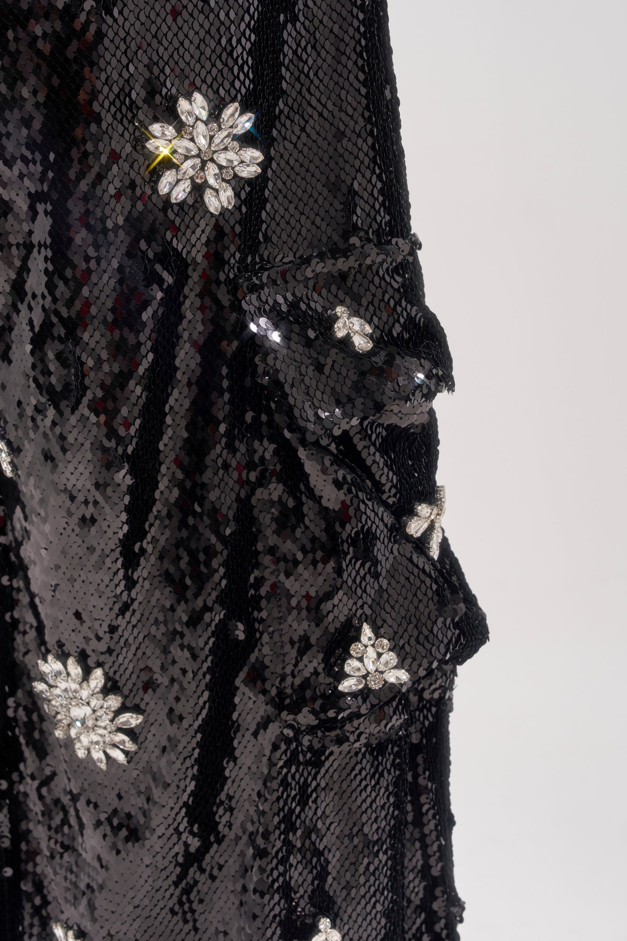DAZZLING HOLIDAY SEQUIN WIDE LEG CARGO PANT