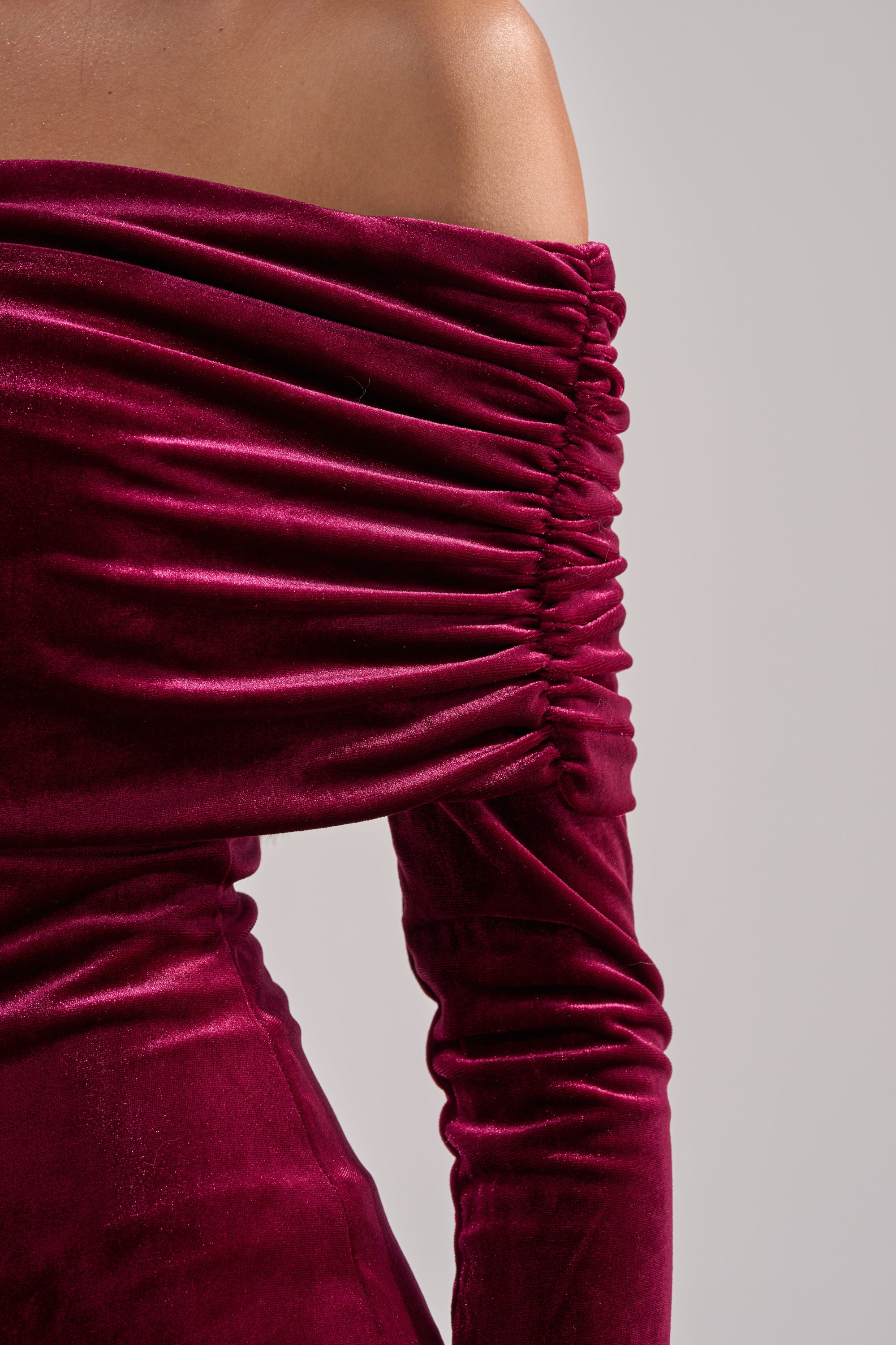 IN THE AIR VELVET MAXI DRESS