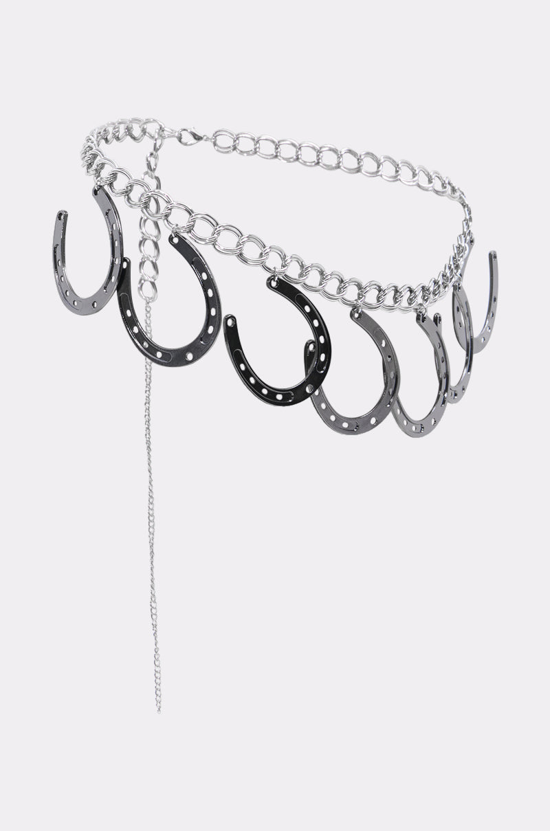 TEST MY LUCK HORSESHOE BELT