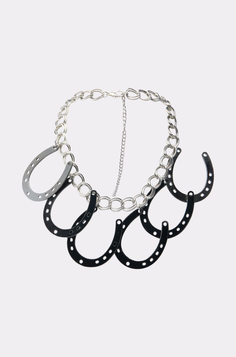TEST MY LUCK HORSESHOE NECKLACE