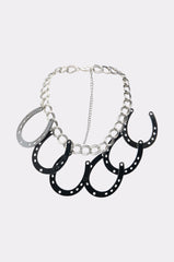 TEST MY LUCK HORSESHOE NECKLACE