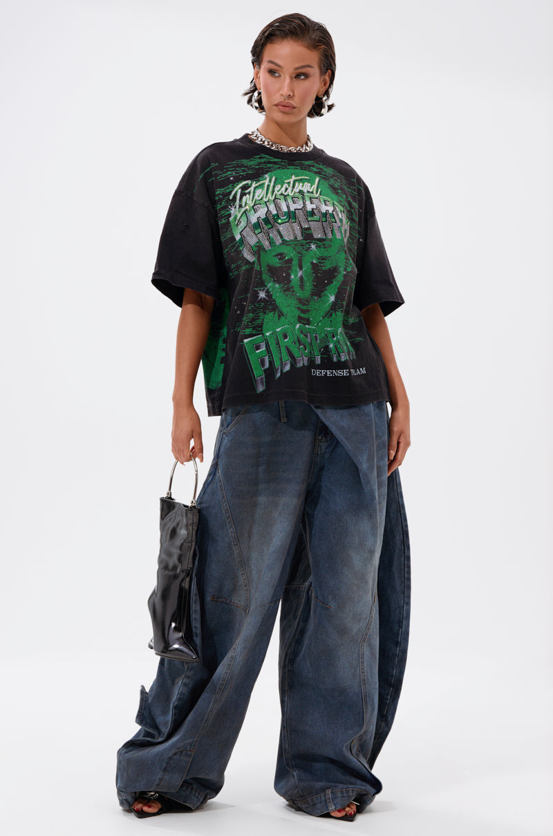 PROPERTY OVERSIZED GRAPHIC TEE
