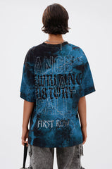FIRST ROW ANCESTRAL FURY OVERSIZED GRAPHIC TEE