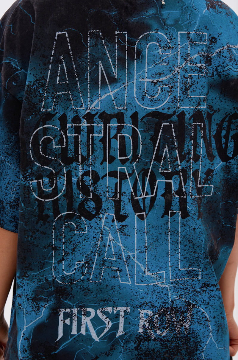 FIRST ROW ANCESTRAL FURY OVERSIZED GRAPHIC TEE