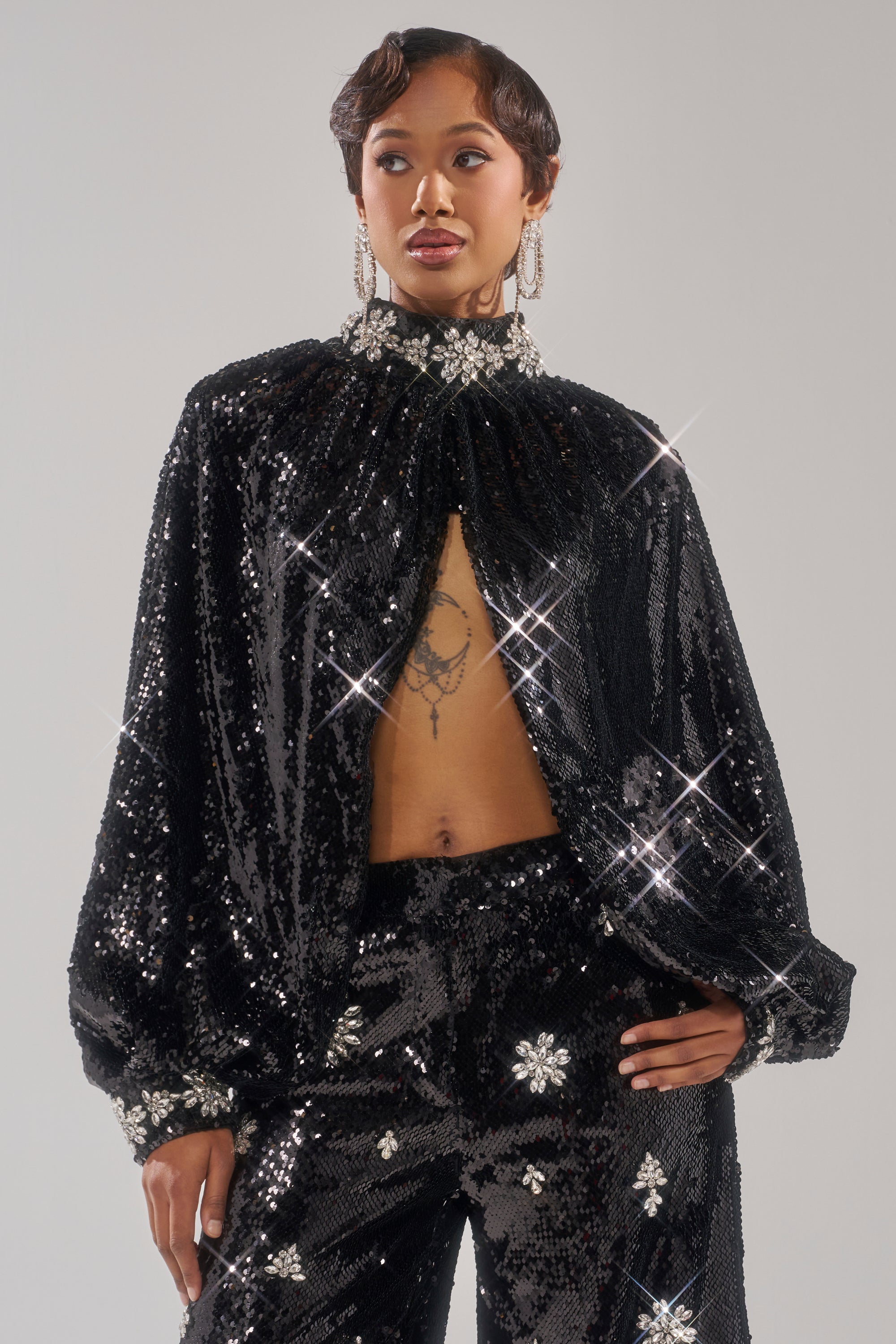 DAZZLING HOLIDAY SEQUIN TOP