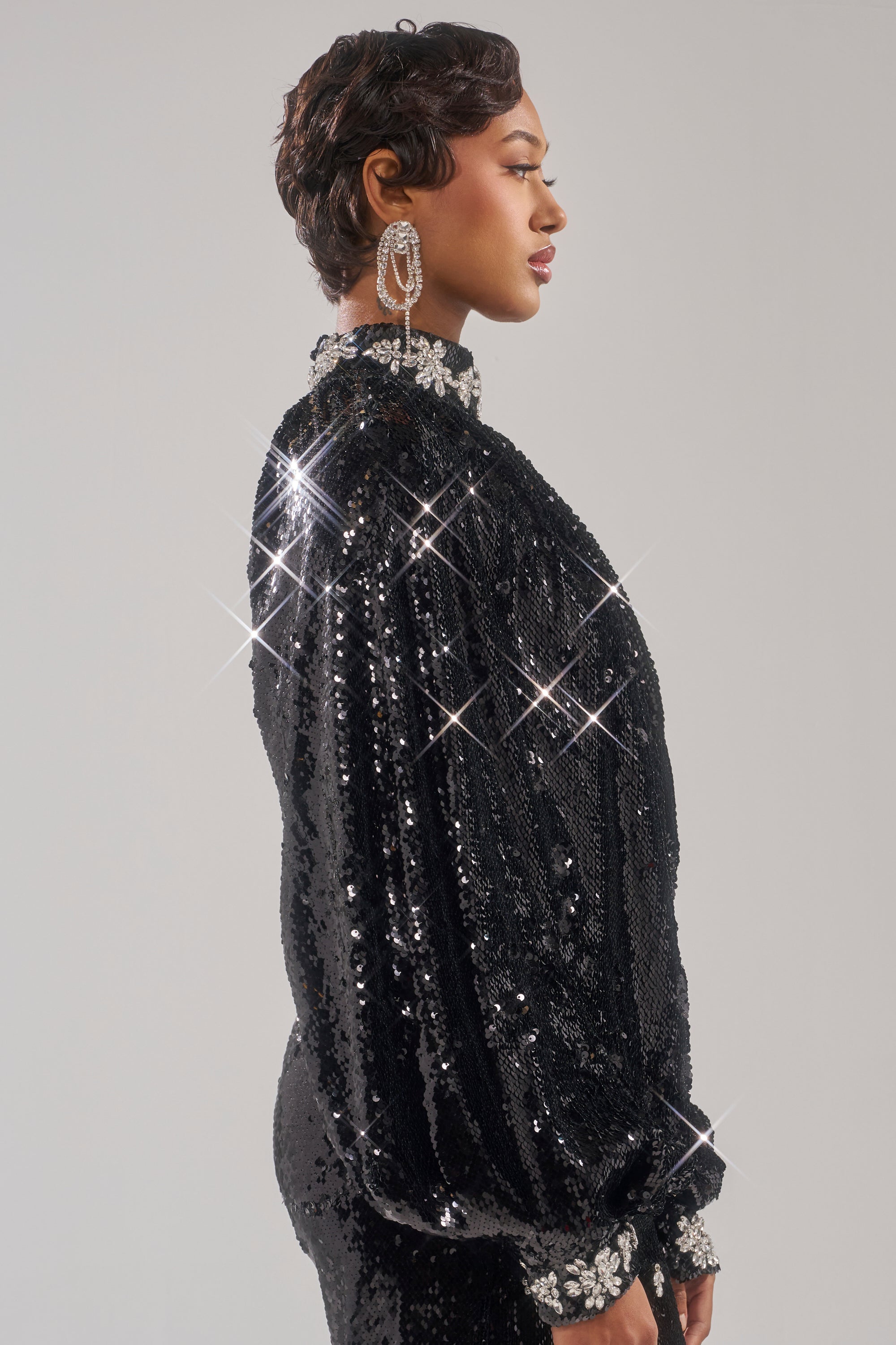 DAZZLING HOLIDAY SEQUIN TOP