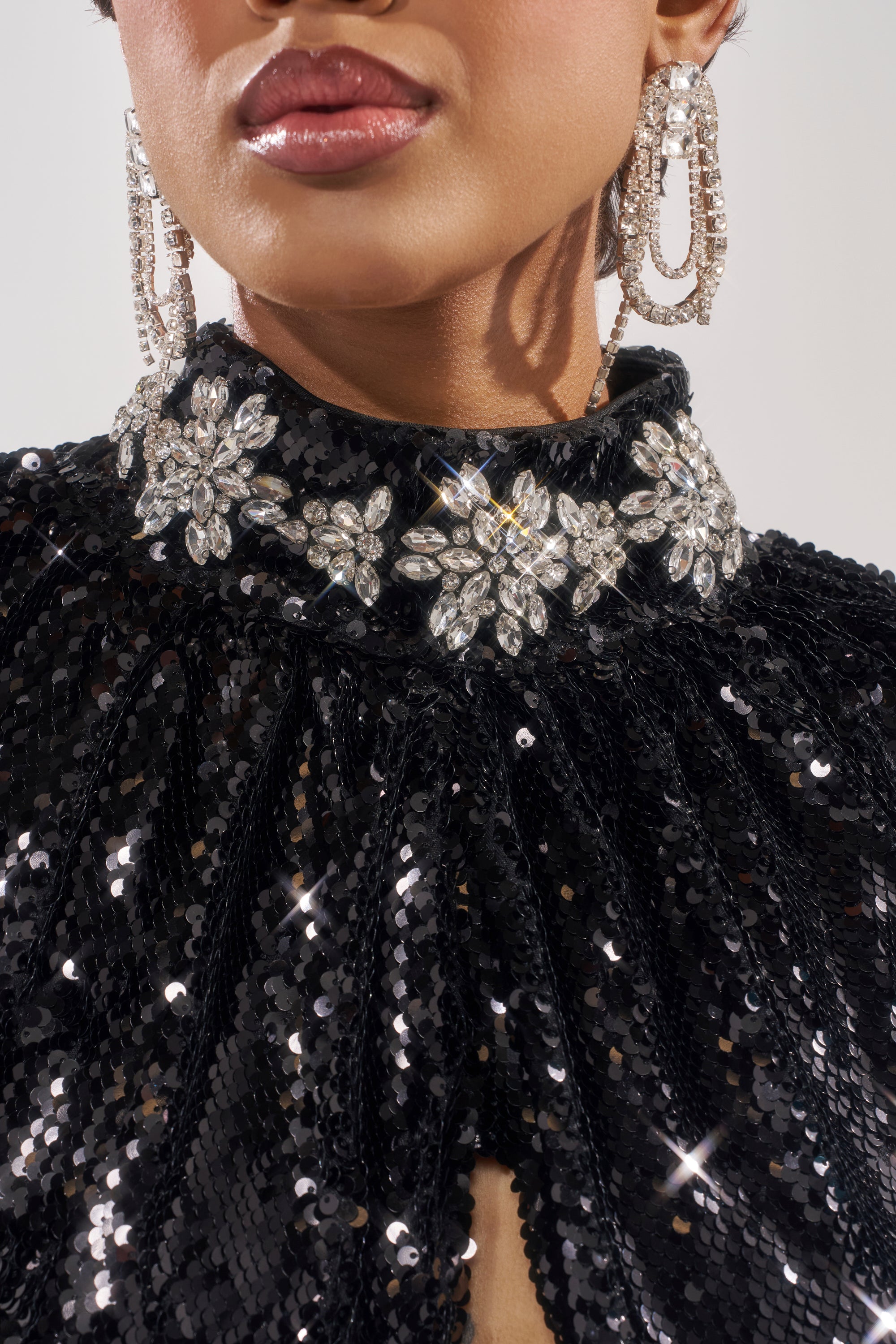 DAZZLING HOLIDAY SEQUIN TOP
