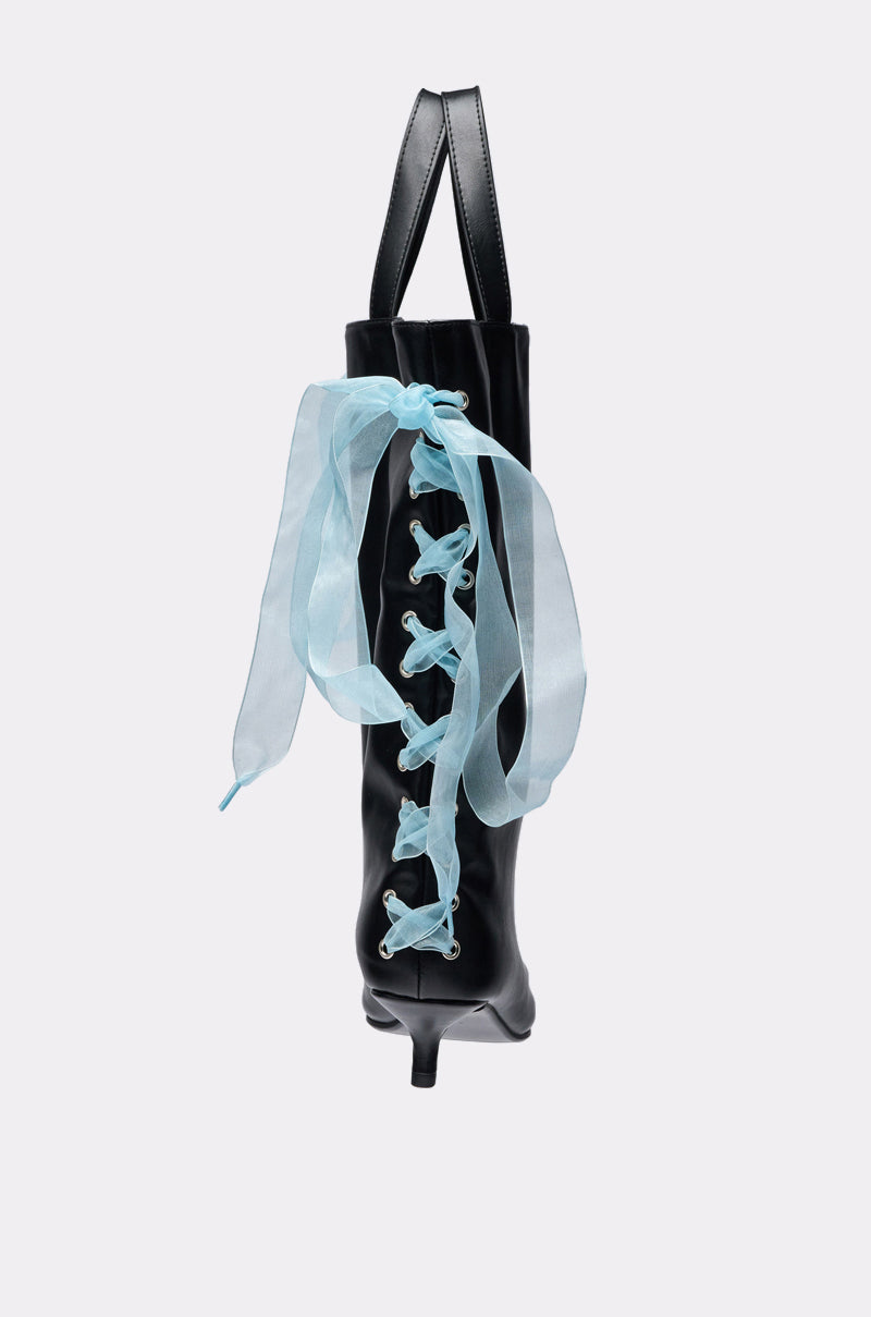 TIE MY SHOE PURSE
