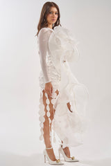 DRAMA RUFFLE BLOUSE