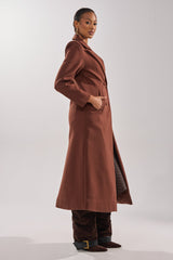 COCOA BUTTER SCUBA TRENCH IN BROWN