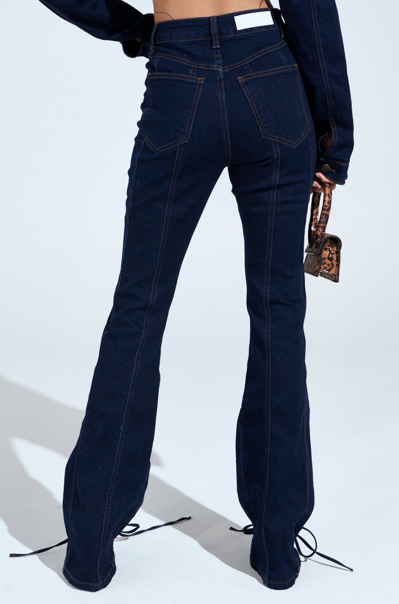 THATS ON ME FLARE DENIM PANT
