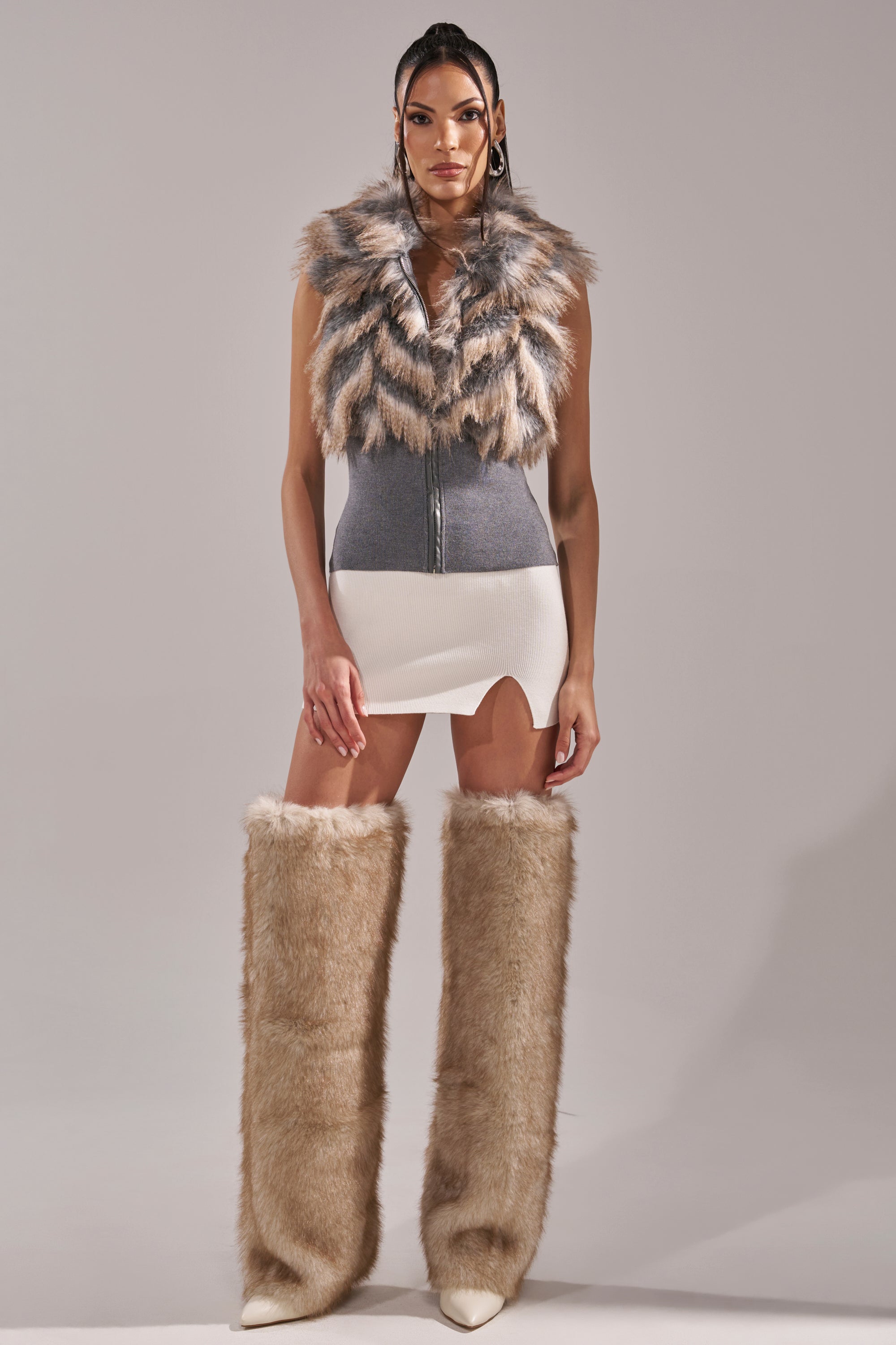 NEW SENSATION FUR TOP