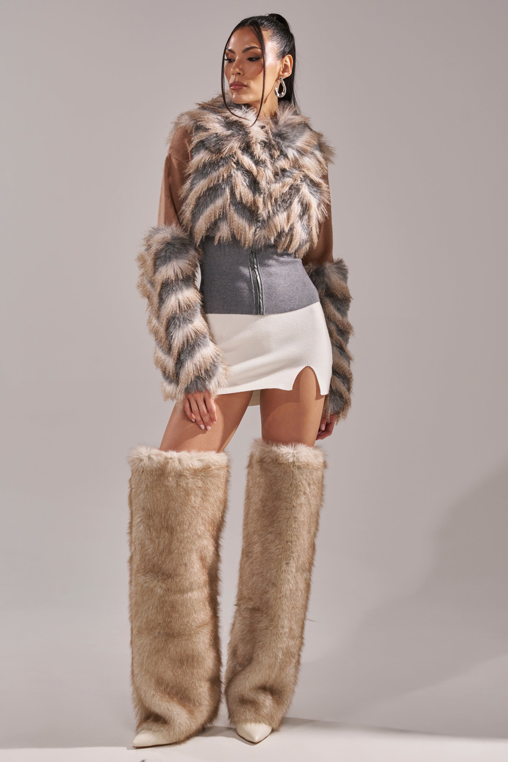 NEW SENSATION FUR TOP