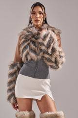 NEW SENSATION FUR TOP