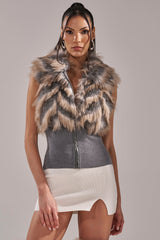 NEW SENSATION FUR TOP