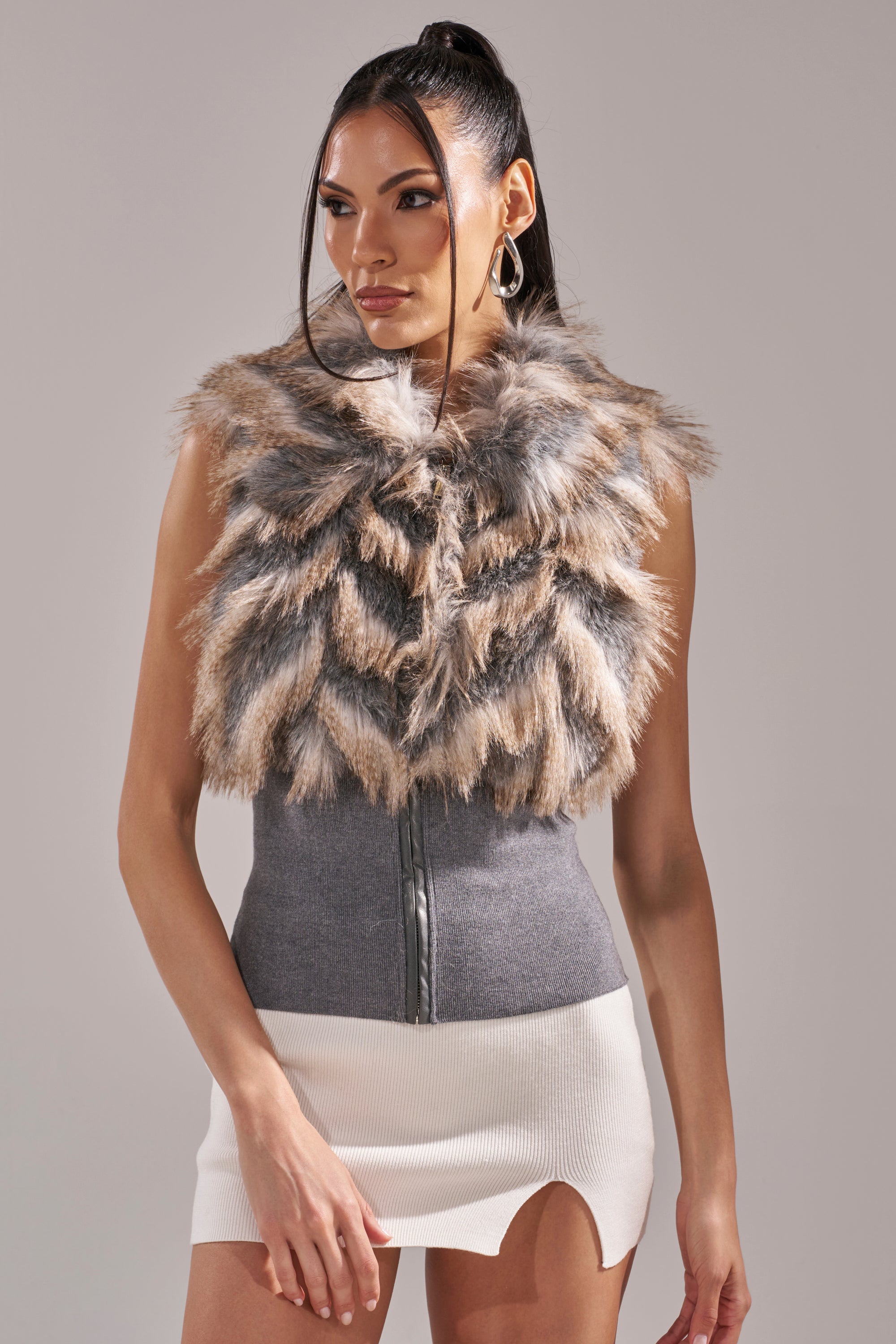 NEW SENSATION FUR TOP