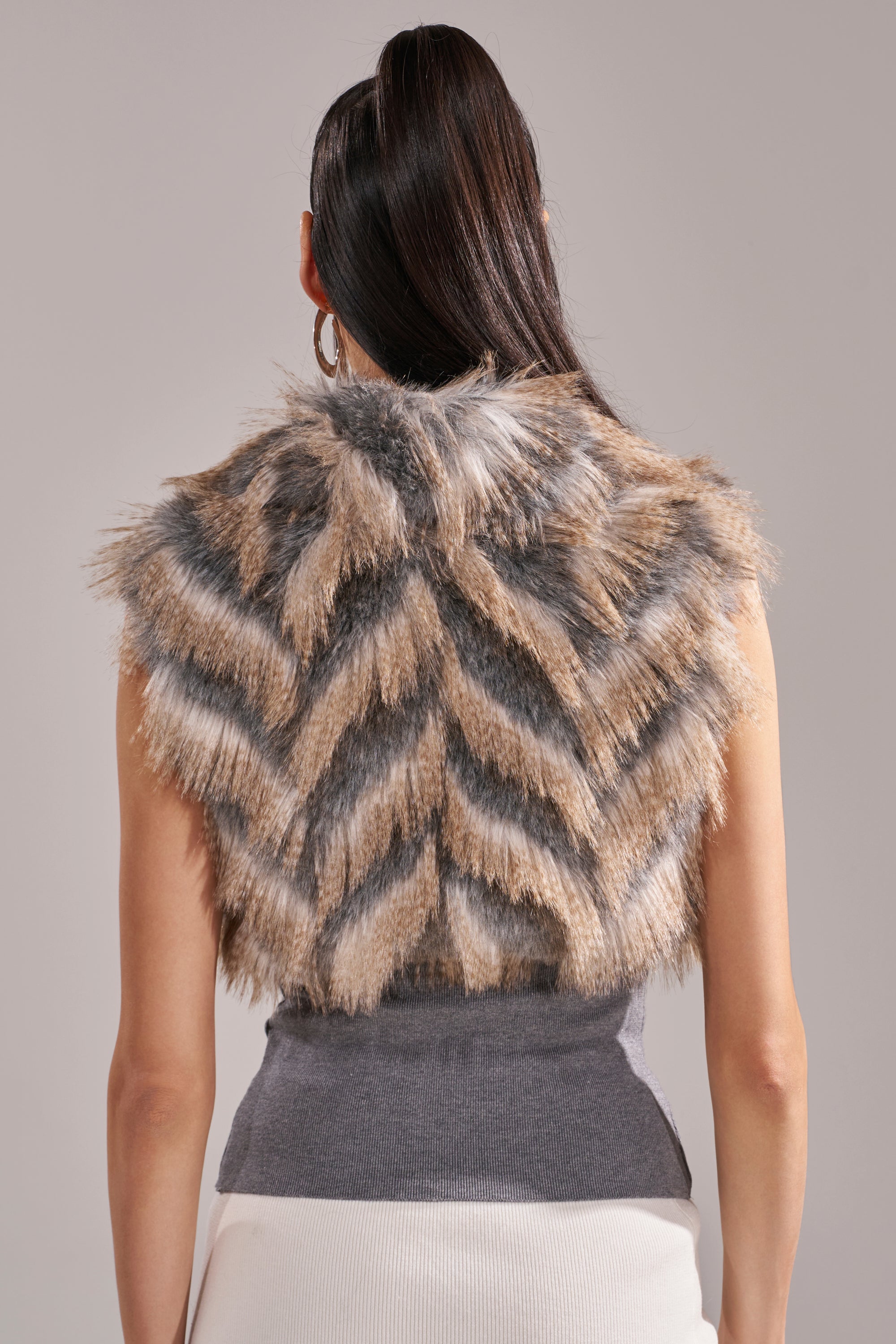 NEW SENSATION FUR TOP