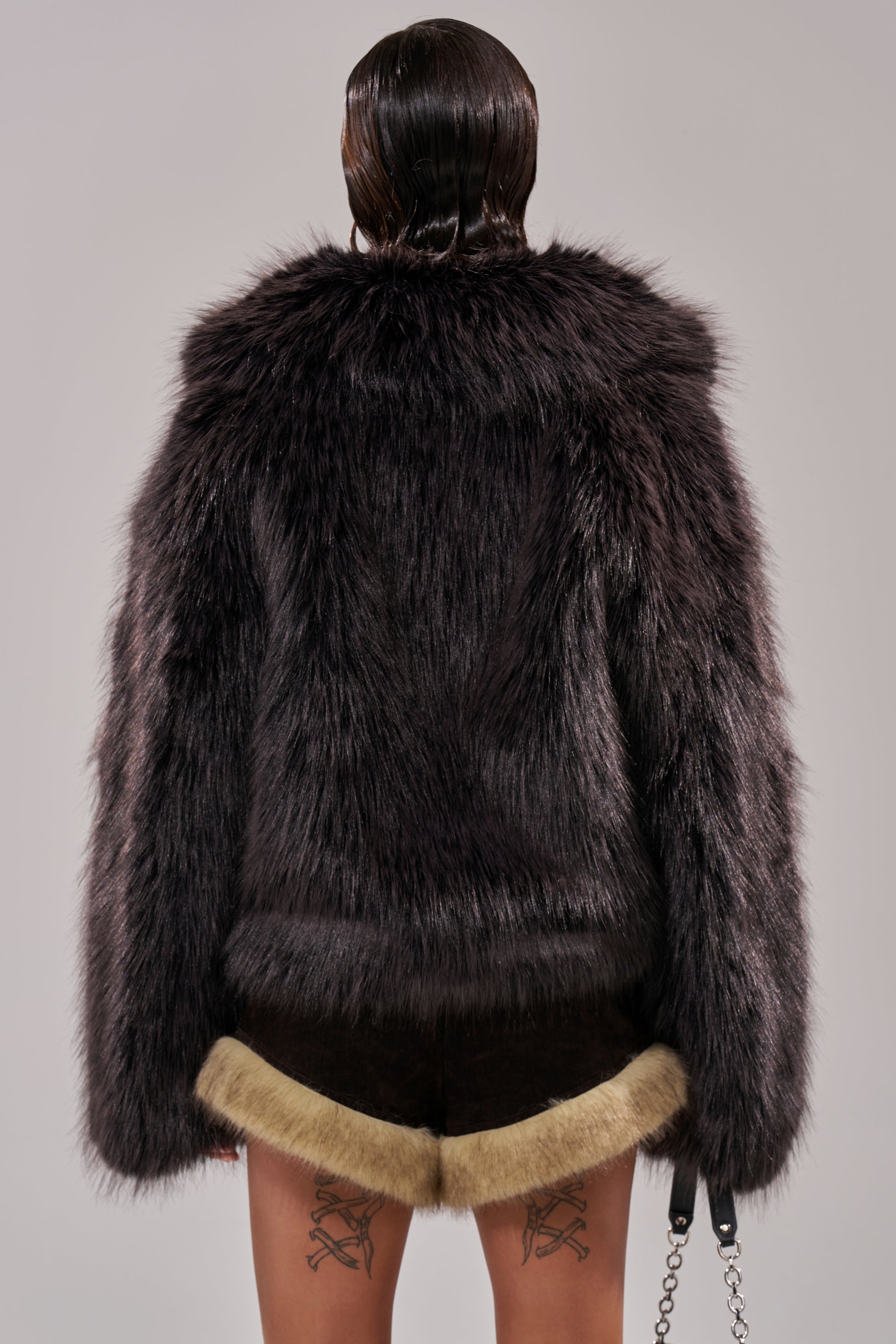 DUSK TIL DAWN FAUX FUR COAT