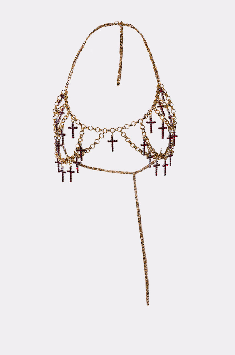 HOLY CROSS BODY CHAIN