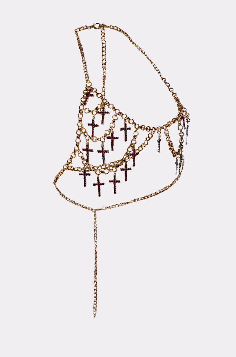 HOLY CROSS BODY CHAIN
