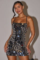 TRUE ICON MIRROR MINI DRESS