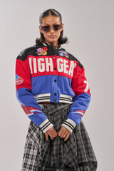 HIGH GEAR EMBROIDERED BOMBER