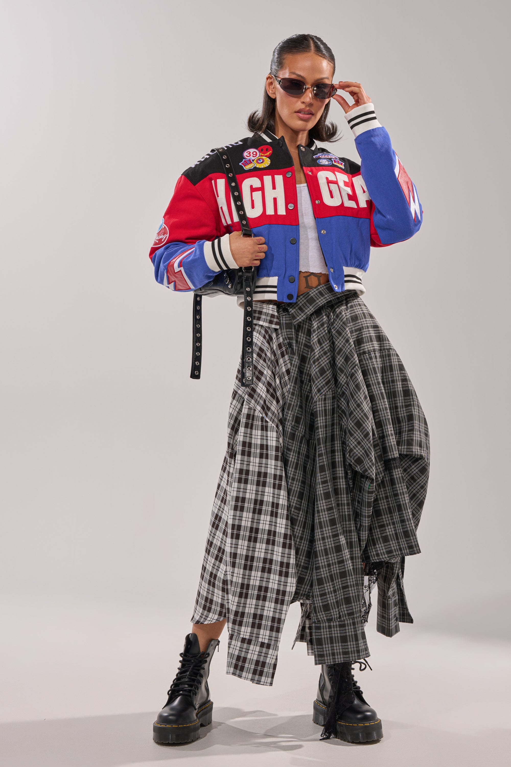 HIGH GEAR EMBROIDERED BOMBER