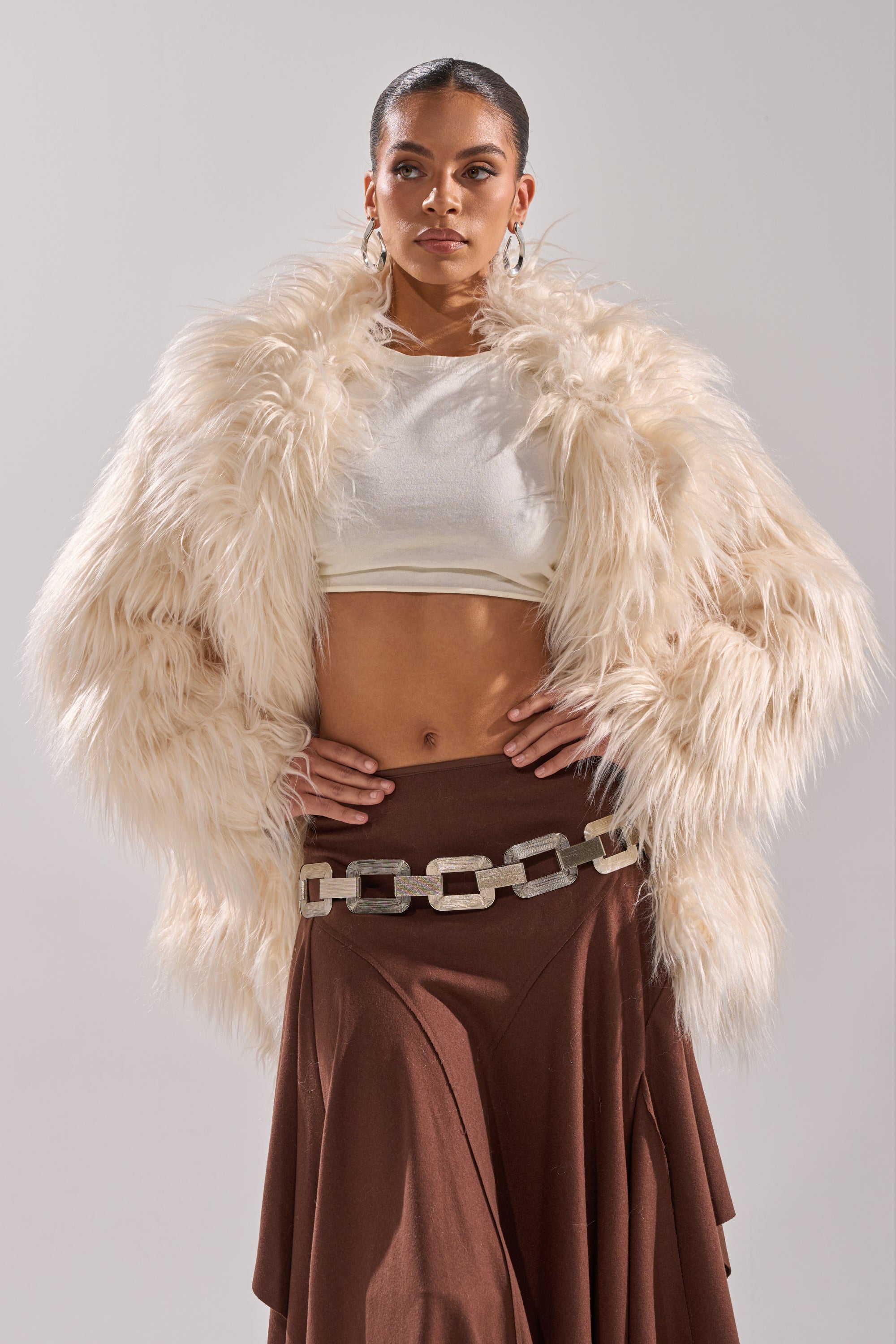 PARK CITY FAUX FUR COAT